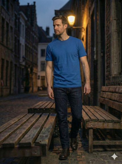 Premium Relaxed T-Shirt - Royal Blue